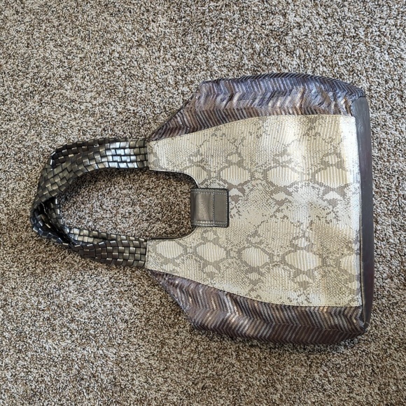 Miss Me Snake Print / Sequin Bag - Picture 5 of 10